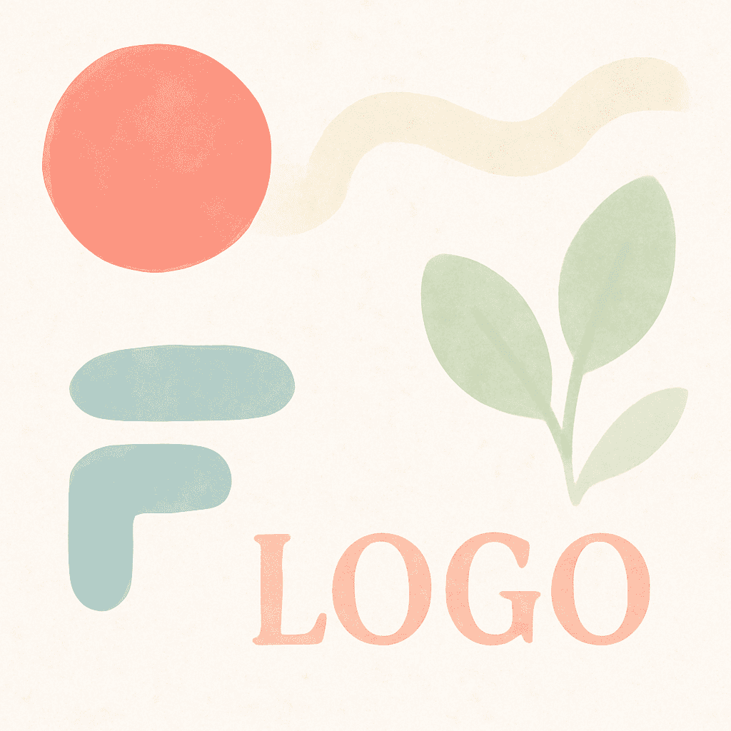 A colorful abstract composition featuring circles, waves, and bold blocks representing the emotional power of color in branding.